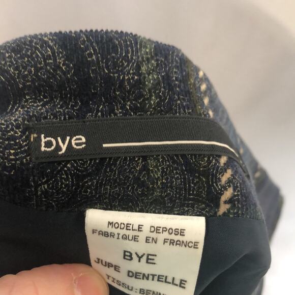 Bye plaid blue and brown midi skirt - Picture 7 of 10